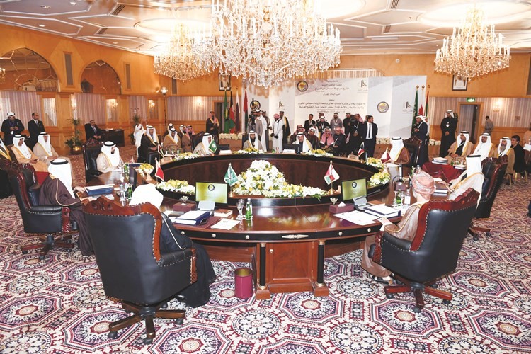  ﻿جانب من الاجتماع الختامي للاجتماع الحادي عشر لرؤساء مجالس الشورى والنواب والأمة في دول مجلس التعاون﻿
