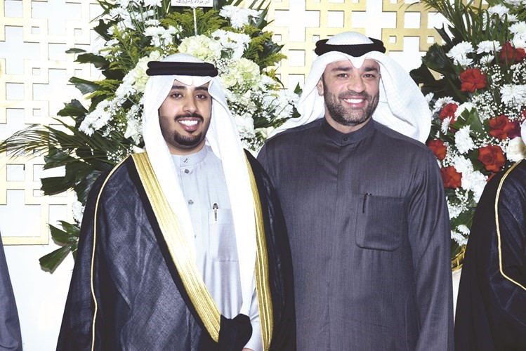 المحامي العام محمد الدعيج مع المعرس مشاري العجمي﻿