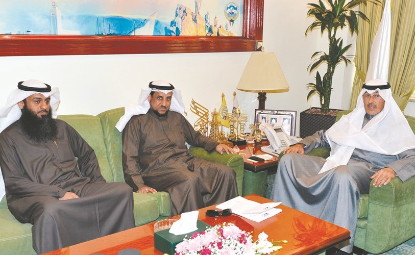  الشيخ فواز الخالد مستقبلا العتيبي والقحطاني﻿