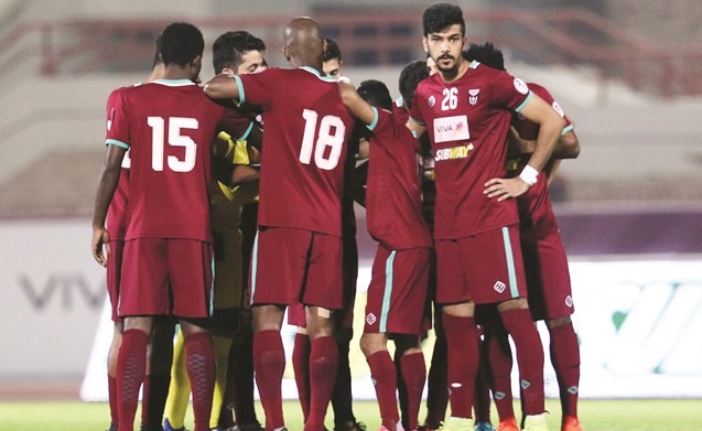 لاعبو النصر يقدمون مستوى مميزا وعيونهم على التأهل	 (الأزرق. كوم)﻿