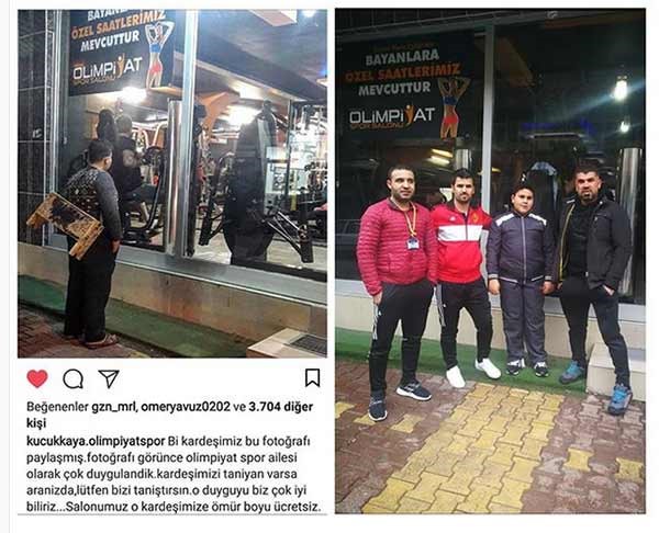 شاهِد الصورة التي منحت طفلاً سوريّاً عضوية مجانية مدى الحياة في نادٍ رياضي.. كان يحمل حقيبة تلميع الأحذية ويحدّق من نافذة النادي