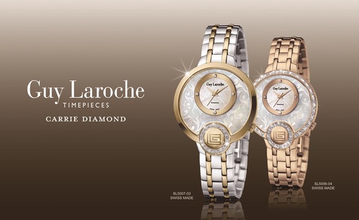روائع جنيف للساعات تتألق بتشكيلة فرنسية من Guy Laroche