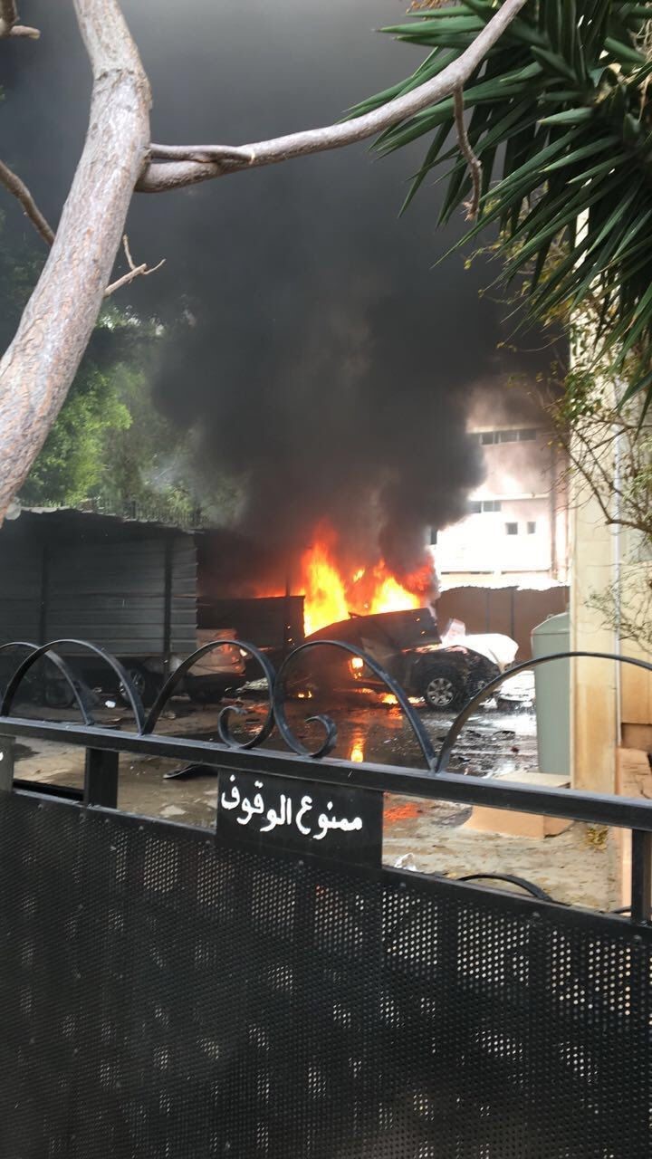 انفجار سيارة مفخخة في مدينة صيدا جنوب لبنان استهدف قيادياً بحركة حماس
