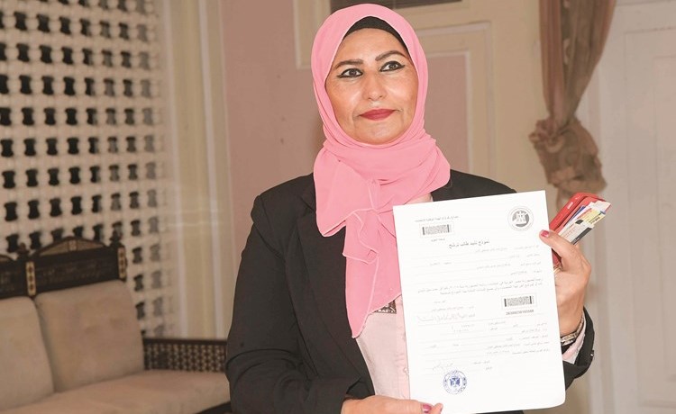  ومصرية ترفع التوكيل الخاص بها﻿