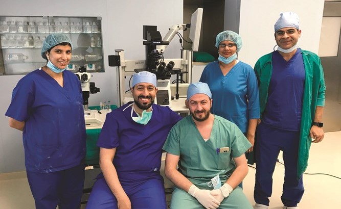 الفريق الطبي المشارك في العملية﻿