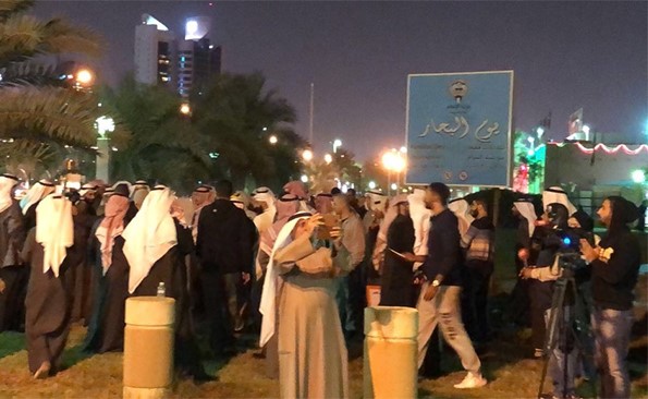 جانب من الاعتصام التضامني