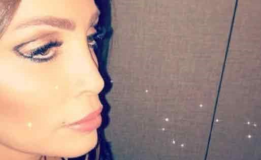 بالصورة.. زوجة راغب علامة بمكياج عيون غريب وصادم... شاهدوا كيف غيّر ملامحها