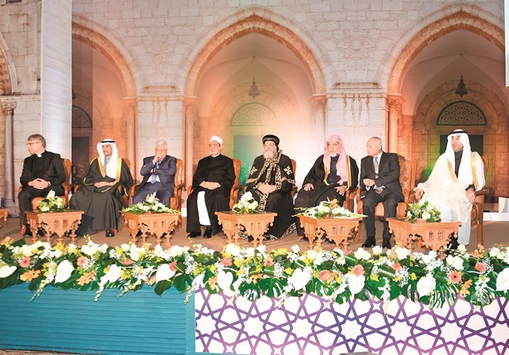 جانب من الجلسة الافتتاحية لمؤتمر الأزهر العالمي لنصرة القدس﻿