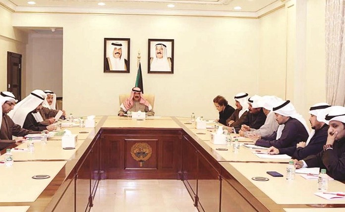 نائب وزير الخارجية خالد الجارالله مترئسا اجتماع اللجنة ﻿