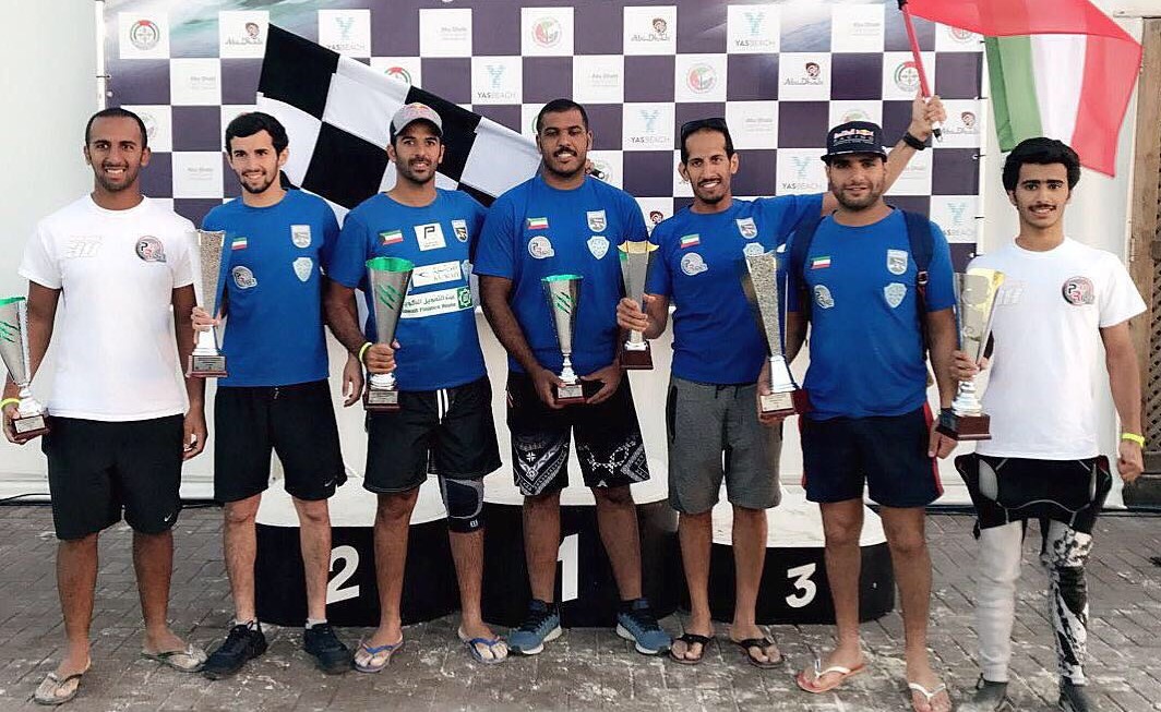 ‏‎‏ أبطال منتخب الكويت للدراجات المائية يواصلون تألقهم ويحصدون ٧كؤوس  في بطولة الإمارات
