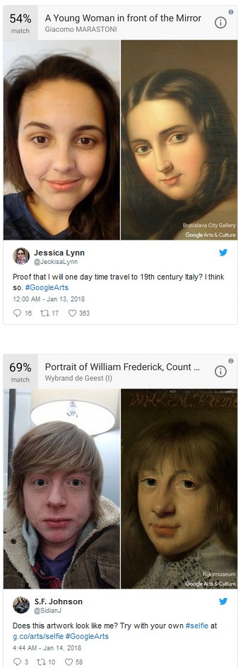 هل لديك "شبيه" في أحد المتاحف؟ .. Google Arts يعطيك الإجابة