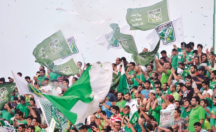 جماهير العربي تحرص على الحضور في كل المباريات	(الأزرق.كوم)﻿