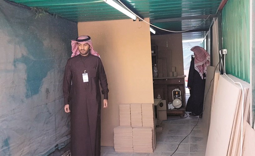 جانب من الجولة التفتيشية على العقارات ﻿