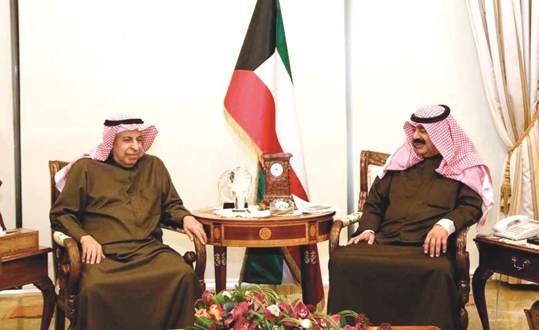خالد الجارالله مستقبلا سفير المملكة العربية السعودية د.عبدالعزيز الفايز	﻿