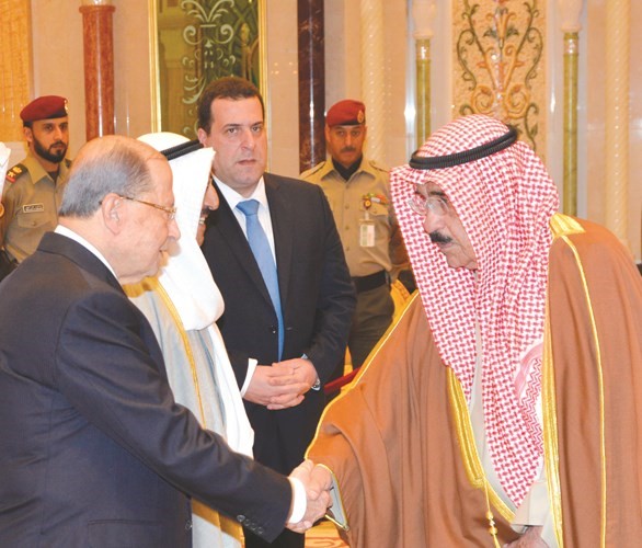 الشيخ فيصل السعود مرحبا بالرئيس اللبناني﻿