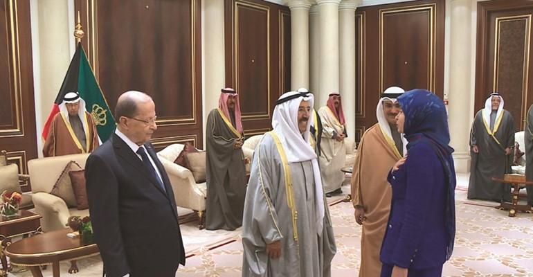 صاحب السمو الأمير مرحبا بوزيرة الدولة لشؤون التنمية الإدارية عناية عزالدين﻿