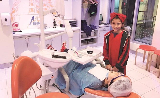 في عيادة طبيب الأسنان﻿