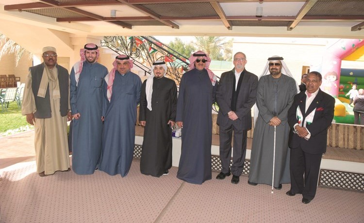السفير الأميركي لورانس سيلفرمان والسفير الإماراتي رحمة الزعابي والسفير ضاري العجران﻿