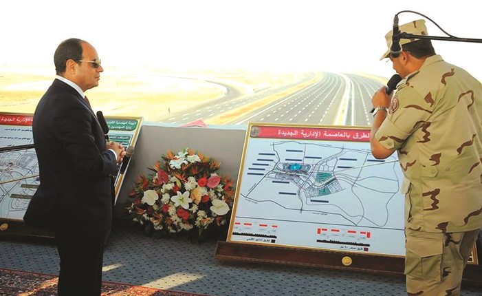 الرئيس عبد الفتاح السيسي يتابع تنفيذ مشروع العاصمة الجديدة﻿