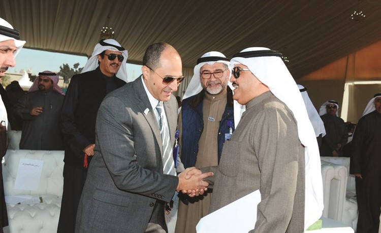 المستشار جمال الجلاوي مرحبا بالمدير التنفيذي لشركة جلوبال وائل خليفة بحضور د.محمد الأنصاري﻿