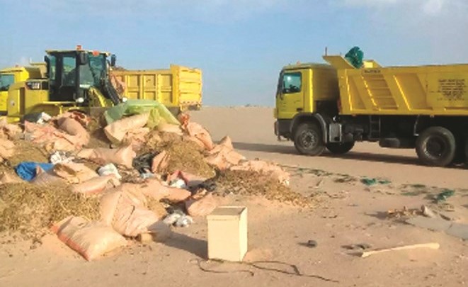 رفع المخلفات في الجهراء ﻿