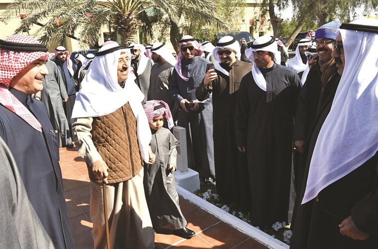 ترحيب بصاحب السمو الأمير لدى وصوله ﻿