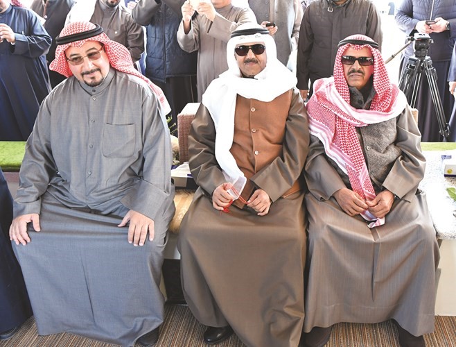 الشيخ دعيج الخليفة والشيخ فهد جابرالعلي ﻿