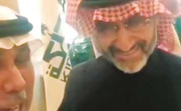 الوليد بن طلال خلال المقابلة ﻿