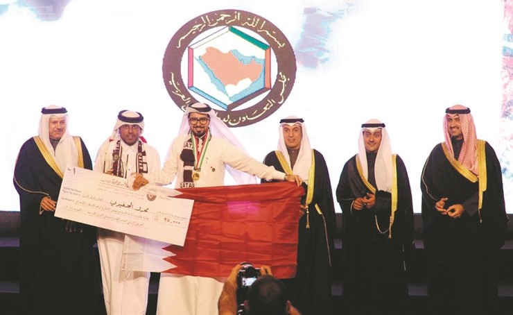 تكريم المخترع القطري محمد الجفيري لحصوله على المركز الأول لجائزة ﻿﻿مكتب براءات الاختراع بدول التعاون﻿