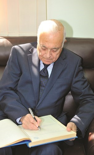 الحقوق تستقبل الأمين العام الأسبق للجامعة العربية د.نبيل العربي