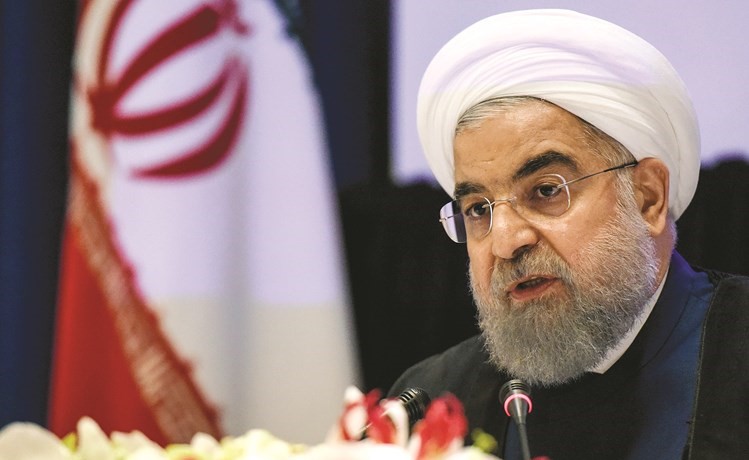 صورة ارشيفية للرئيس الإيراني حسن روحاني﻿