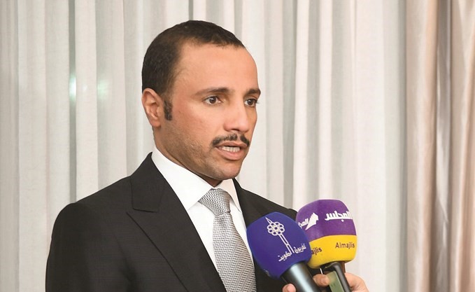 رئيس مجلس الأمة مرزوق الغانم متحدثا﻿
