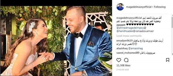ماجد المصري مهنئاً نجله على الخطوبة: "يلا بقى نفسي ابقى جدو"