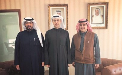 د.صبيح المخيزيم وطلال العنزي وفهد العريفي﻿