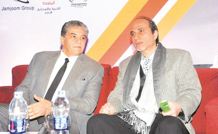 د.خالد فهمي مع م.إبراهيم جمجوم 	(ناصر عبد السيد)﻿