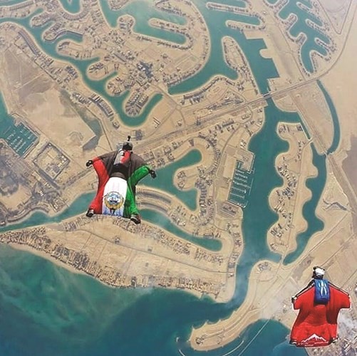 مدينة صباح الأحمد البحرية.. مشهد من الجو يأخذ بالأبصار