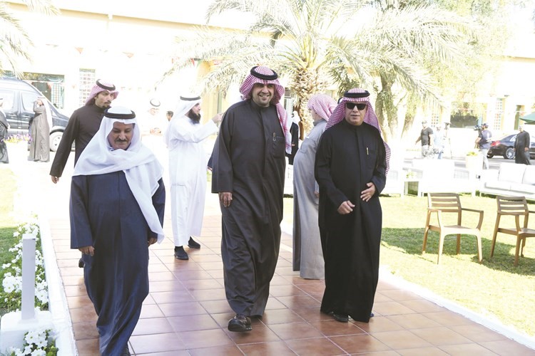 المستشار محمد شرار وأنس الصالح ومبارك الحريص﻿