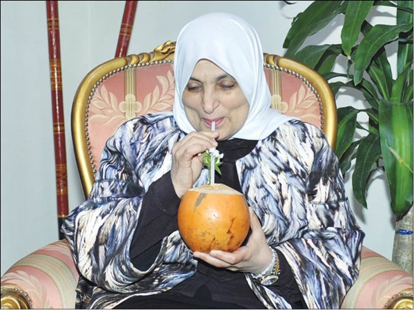 الوزيرة هند الصبيح خلال مشاركتها في الاحتفال بالعيد الوطني لسريلانكا        (زين علام)