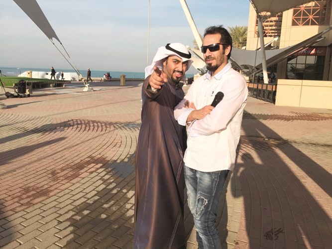 فهد المسلمي والمخرج علي السلطان﻿