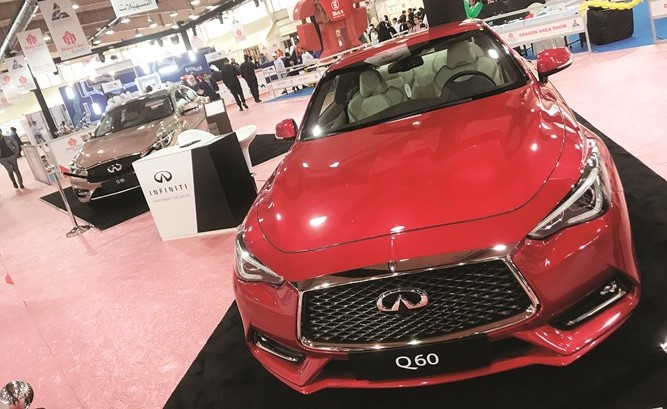 جناح إنفينيتي البابطين في المعرض﻿