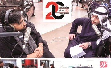 كيا المطوع تستضيف برنامج «ريفرش» وفريق «مارينا أف أم»