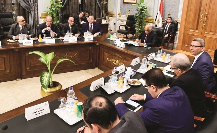 د.علي عبد العال مترئسا اجتماع اللجنة العامة لمجلس النواب﻿