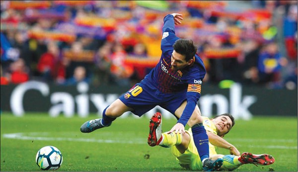  تعثر ميسي فتعثر برشلونة