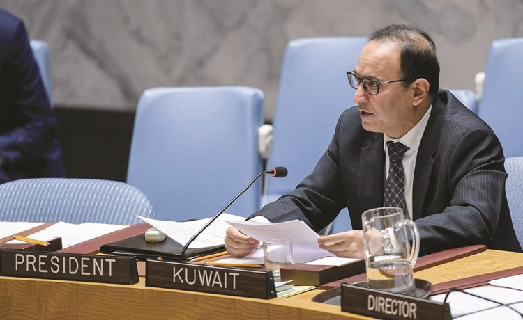 مندوبنا الدائم لدى الأمم المتحدة السفير منصور العتيبي﻿