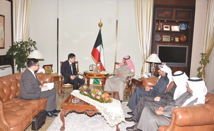 نائب وزير الخارجية مستقبلا سفير الصين وانغ دي	﻿