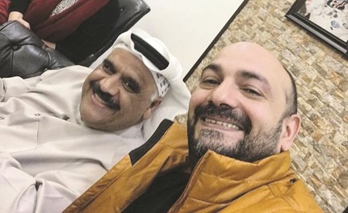 القفاص مع الفنان القدير داود حسين والفنانة القديرة سعاد عبدالله﻿
