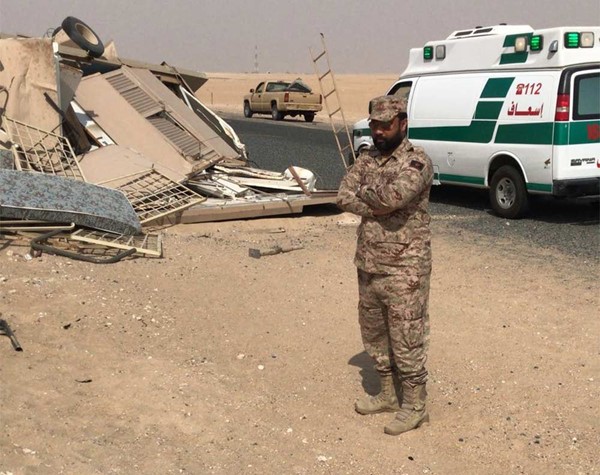 بالفيديو.. رئاسة الأركان: وفاة وكيل أول وإصابة وكيل ضابط إثر حادث آلية عسكرية