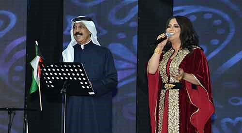 نوال الكويتية والرويشد شاركا "محافظة الاحمدي" فرحتها بالإعياد الوطنية