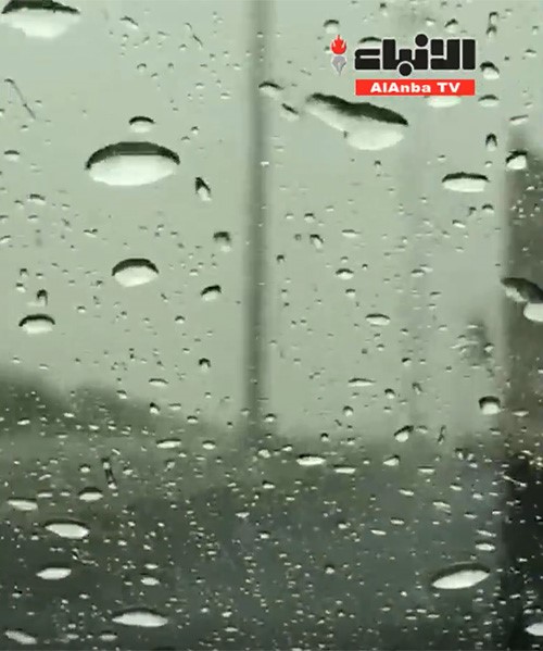 بالفيديو..حالياً|هطول أمطار على مناطق متفرقة في الكويت