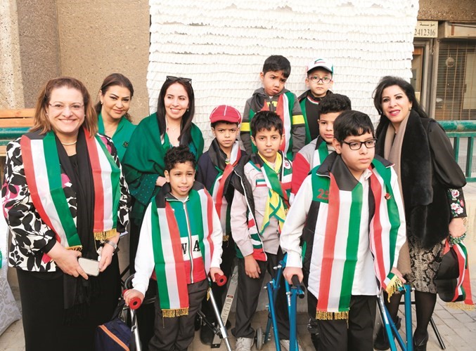 لقطة مع عدد من الطلبة﻿